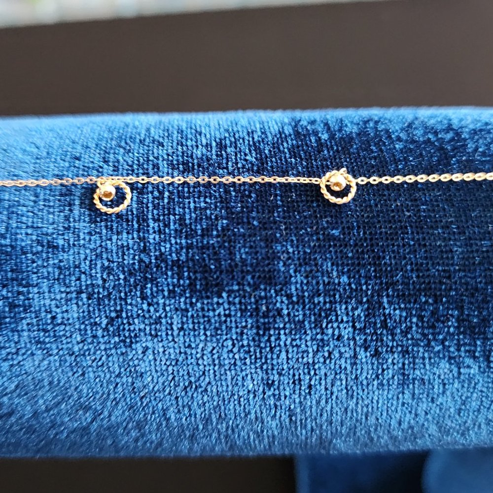 Gold anklet - Picture 9 of 12